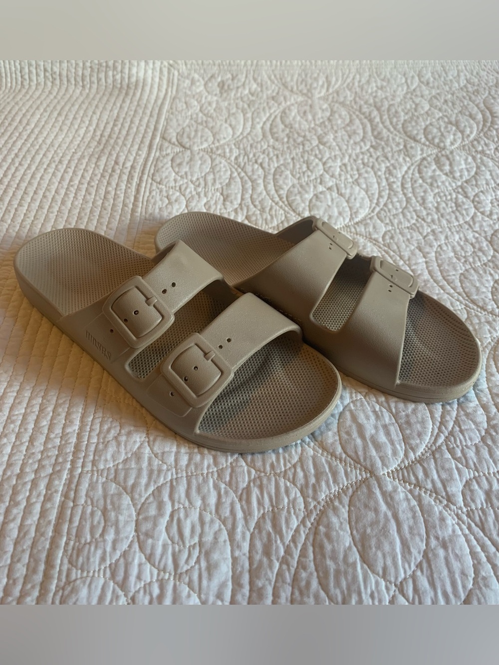 Freedom Moses Two-Band Slide Sandals